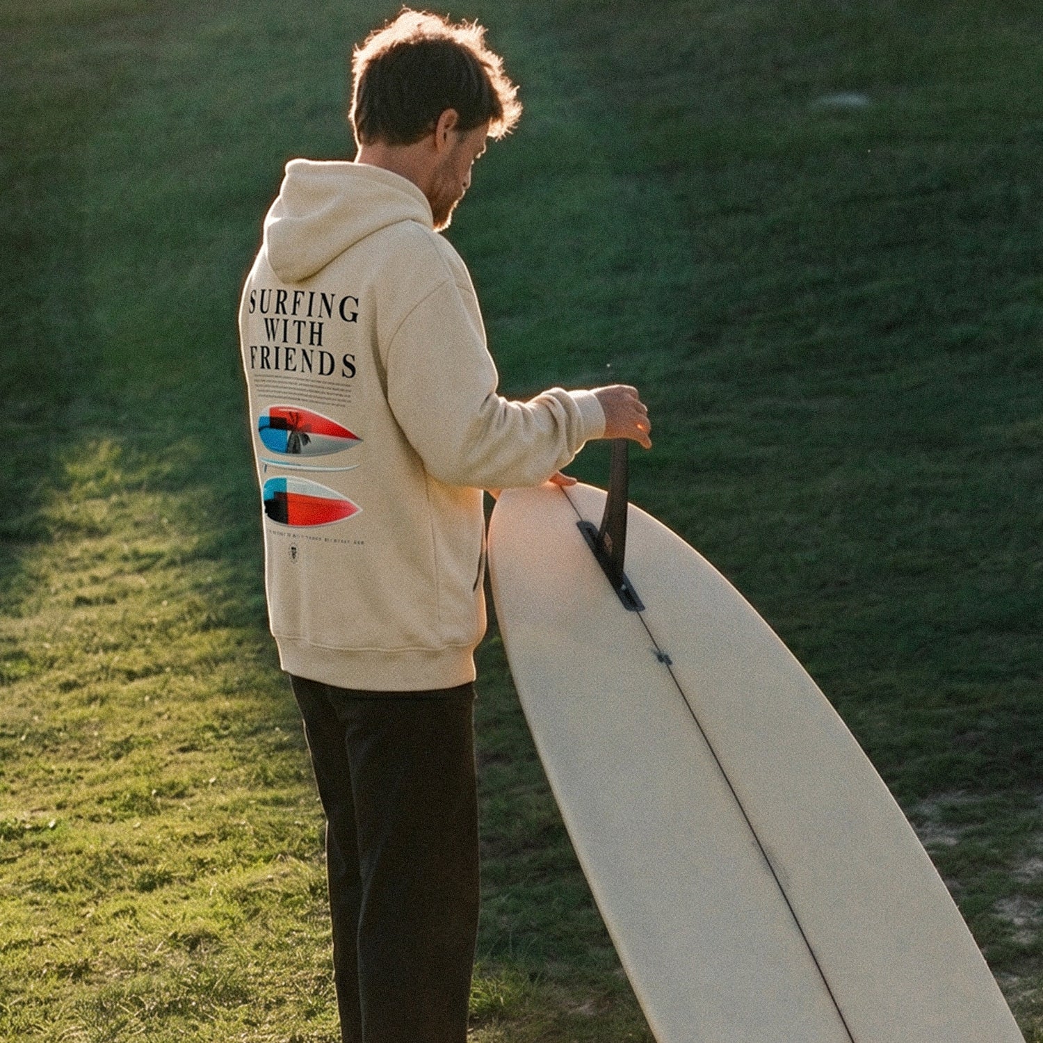 Hoodie Beige