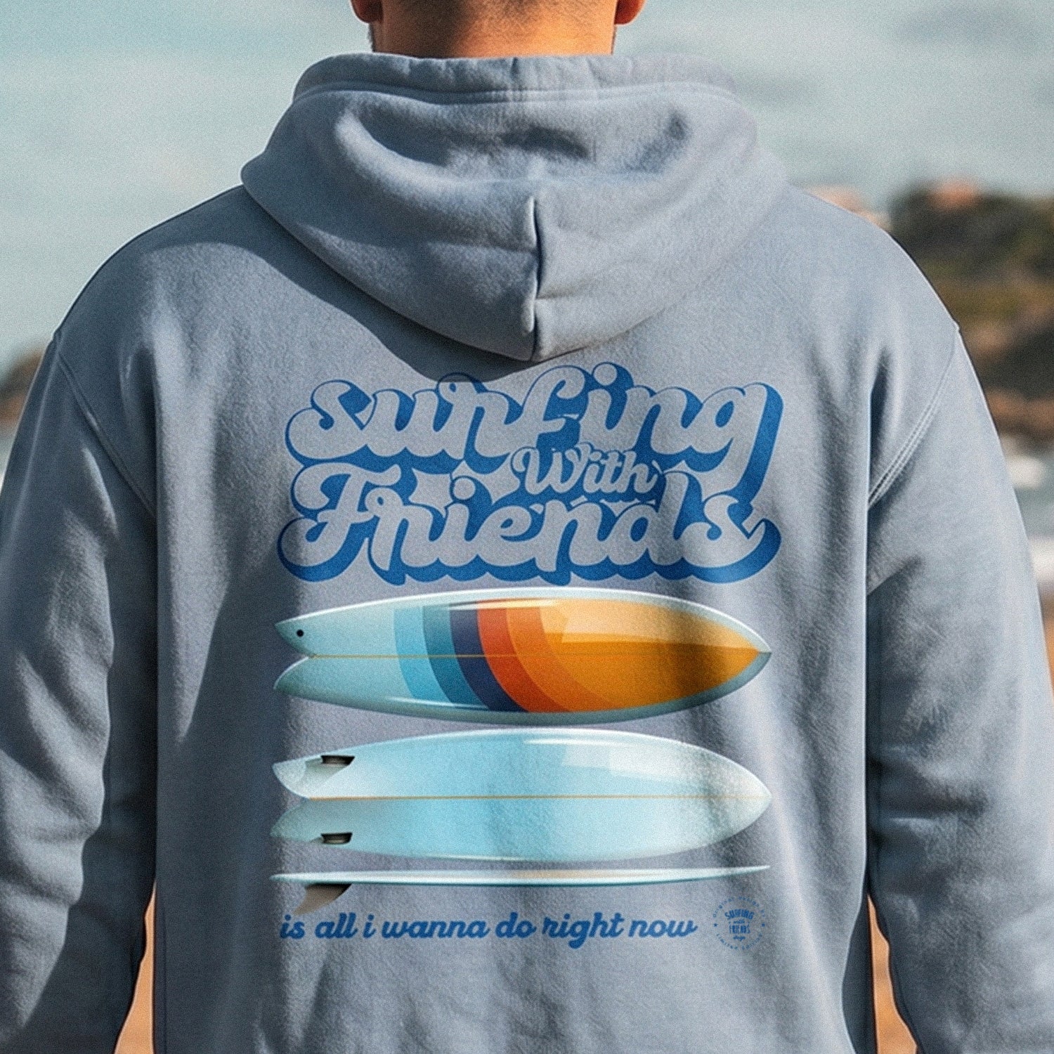 Hoodie Azul Claro
