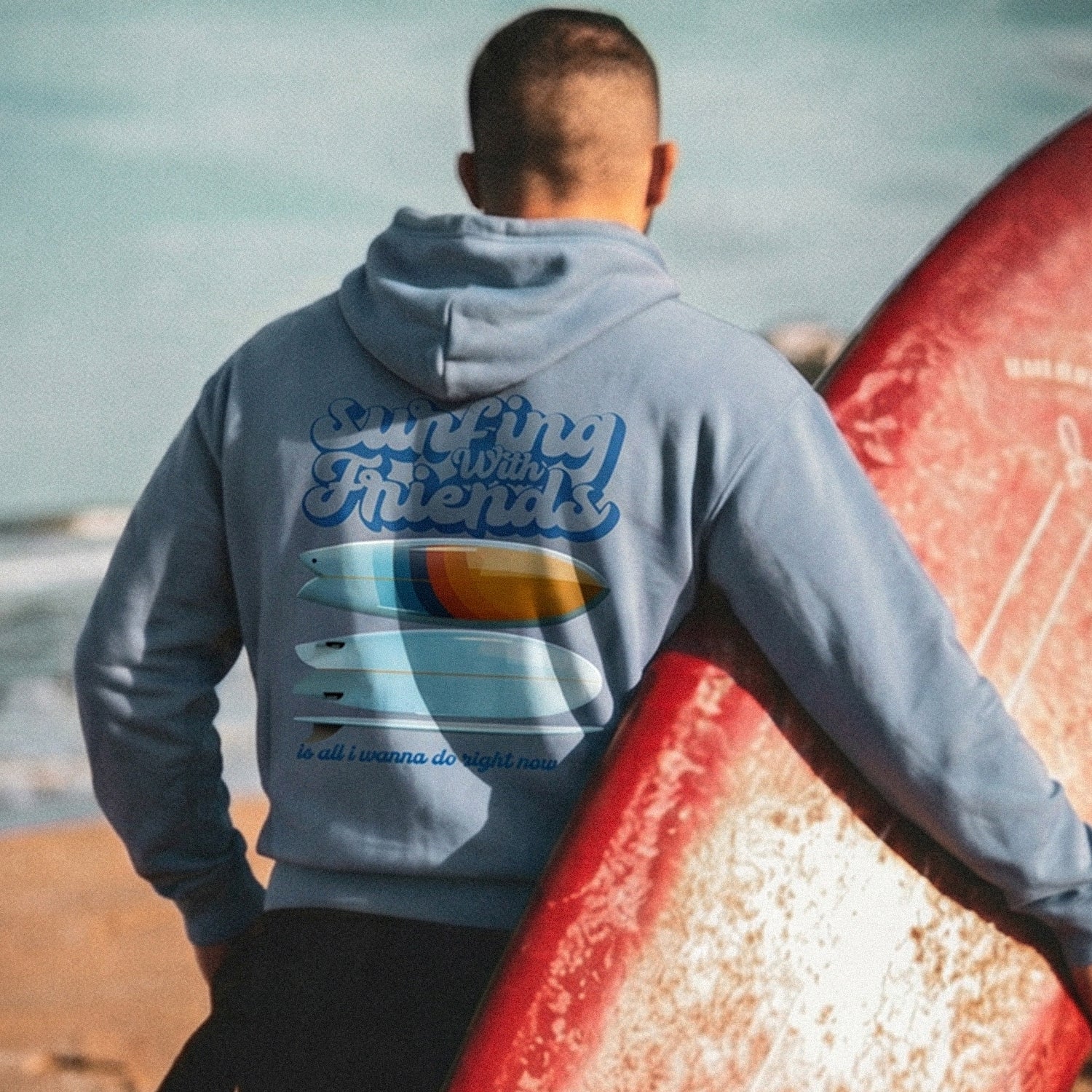 Hoodie Azul Claro