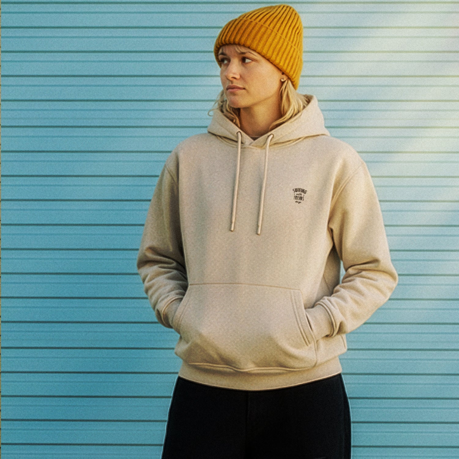 Hoodie Beige