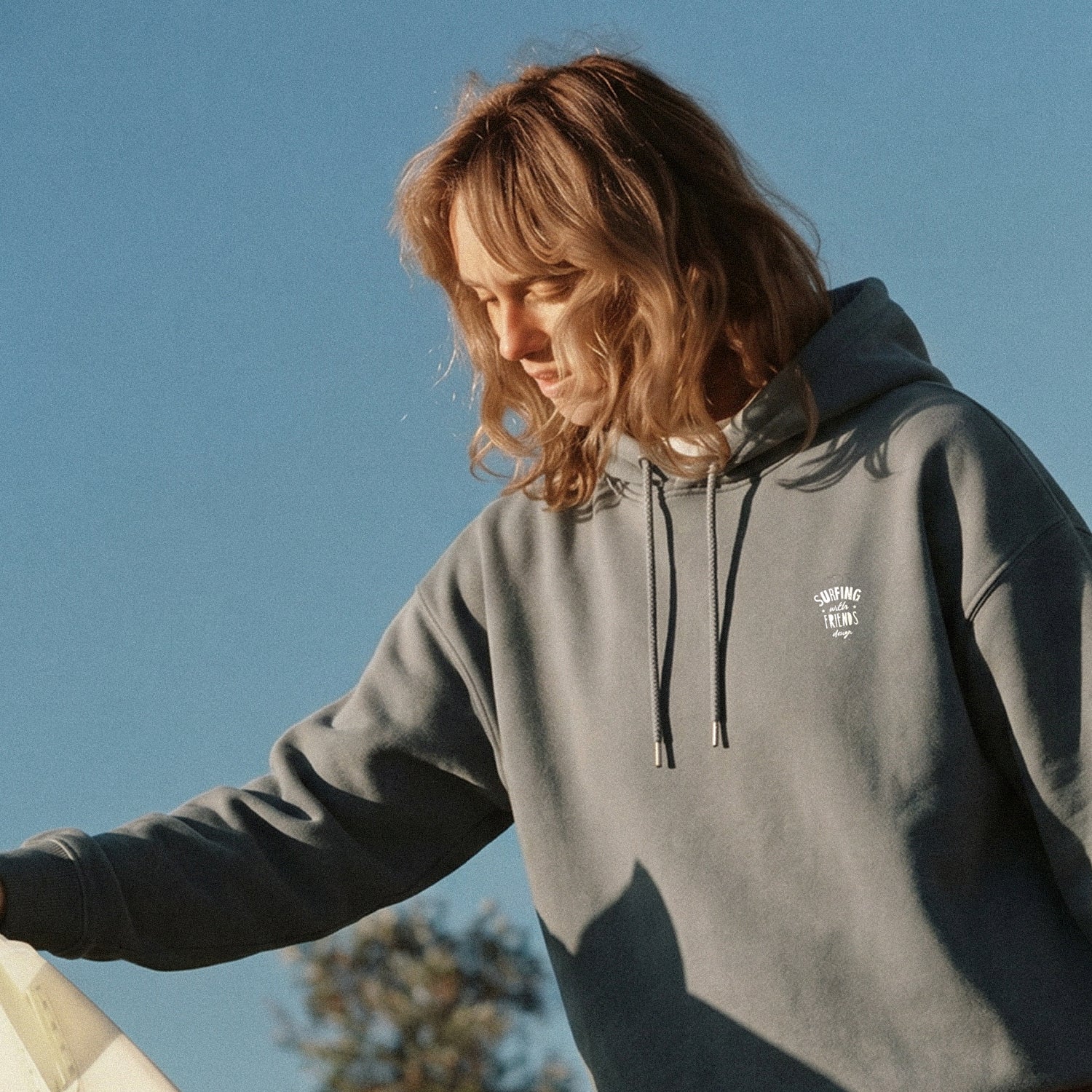 Hoodie Marrón Piedra