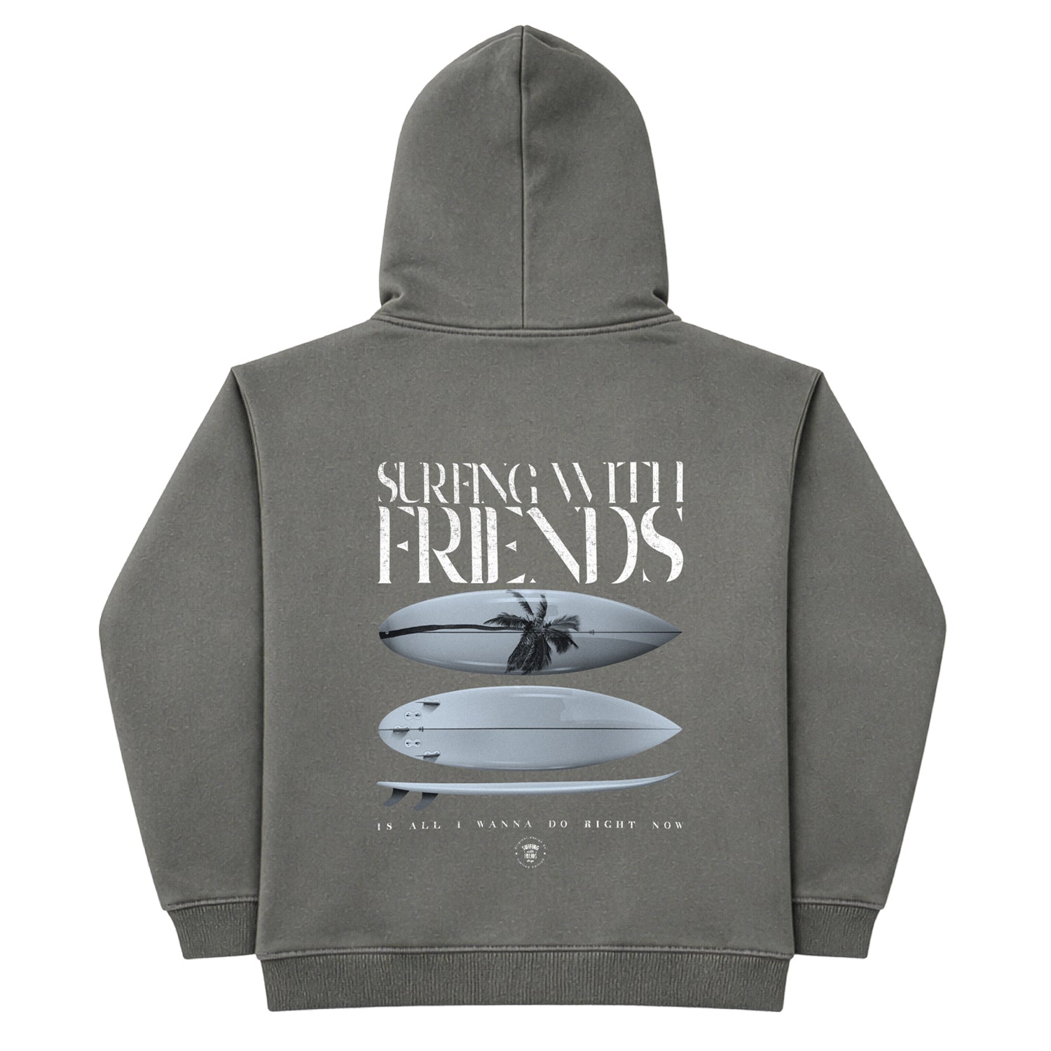 Hoodie Marrón Piedra